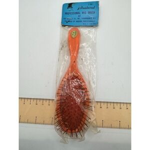 Vintage Aristocrat Professional Wig Brush - Orange Made In Hong Kong NOS